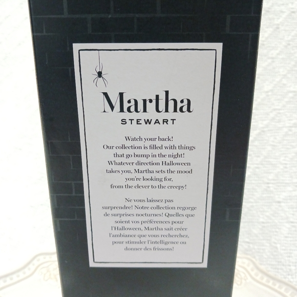 Martha Stewart Set of 2 Taper Candles Skeleton Bones 10" H - Picture 7 of 8